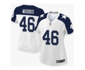 nike women nfl jerseys dallas cowboys #46 alfred morris white[nike thankgivings]