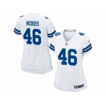 nike women nfl jerseys dallas cowboys #46 alfred morris white[nike]