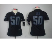 nike women nfl jerseys dallas cowboys #50 lee black[nike impact limited]