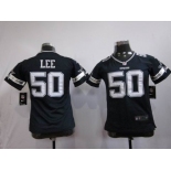 nike women nfl jerseys dallas cowboys #50 lee blue[nike]