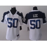 nike women nfl jerseys dallas cowboys #50 lee white[nike throwback]