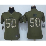 nike women nfl jerseys dallas cowboys #50 sean lee army green[nike Limited Salute To Service]