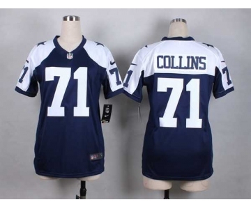 nike women nfl jerseys dallas cowboys #71 collins blue[nike thankgivings]