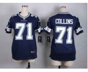 nike women nfl jerseys dallas cowboys #71 collins blue[nike]