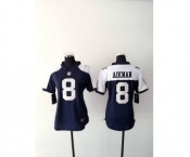 nike women nfl jerseys dallas cowboys #8 aikman blue(nike thankgivings)