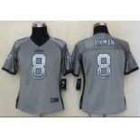 nike women nfl jerseys dallas cowboys #8 aikman grey[Elite drift fashion]