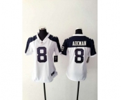 nike women nfl jerseys dallas cowboys #8 aikman white(nike thankgivings)