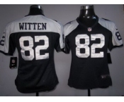 nike women nfl jerseys dallas cowboys #82 witten blue thankgivings[nike]