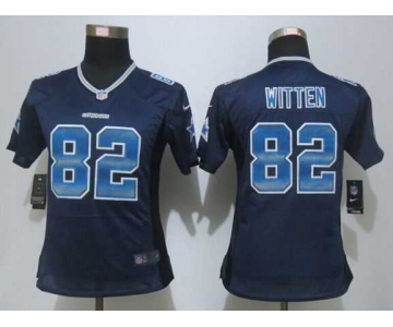 nike women nfl jerseys dallas cowboys #82 witten blue[Strobe Limited]