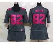 nike women nfl jerseys dallas cowboys #82 witten dk.grey[breast cancer awareness]