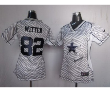 nike women nfl jerseys dallas cowboys #82 witten [fem fan zebra]