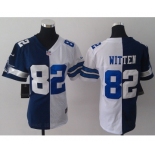 nike women nfl jerseys dallas cowboys #82 witten white-blue[Elite split]