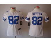 nike women nfl jerseys dallas cowboys #82 witten white[nike limited]