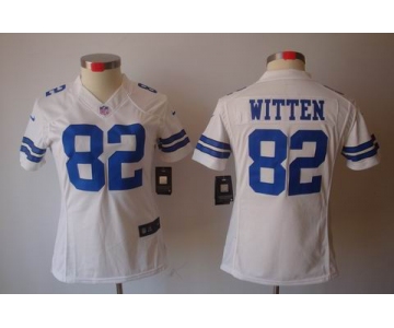 nike women nfl jerseys dallas cowboys #82 witten white[nike limited]