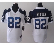 nike women nfl jerseys dallas cowboys #82 witten white[nike throwback]