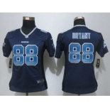 nike women nfl jerseys dallas cowboys #88 bryant blue[Strobe Limited][bryant]