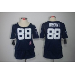 nike women nfl jerseys dallas cowboys #88 bryant blue[breast cancer awareness]