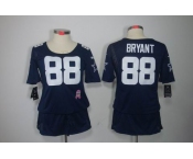 nike women nfl jerseys dallas cowboys #88 bryant blue[breast cancer awareness]