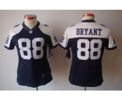 nike women nfl jerseys dallas cowboys #88 bryant blue[nike limited throwback]