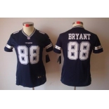 nike women nfl jerseys dallas cowboys #88 bryant blue[nike limited]