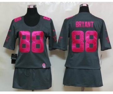 nike women nfl jerseys dallas cowboys #88 bryant dk.grey[breast cancer awareness]