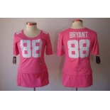 nike women nfl jerseys dallas cowboys #88 bryant pink[breast cancer awareness]