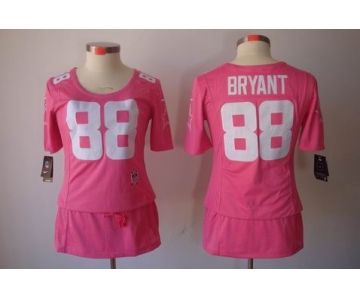 nike women nfl jerseys dallas cowboys #88 bryant pink[breast cancer awareness]