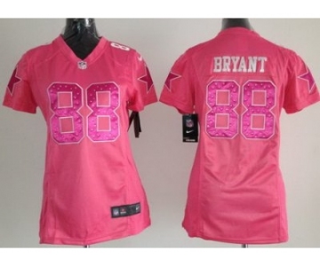 nike women nfl jerseys dallas cowboys #88 bryant pink[nike]