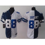 nike women nfl jerseys dallas cowboys #88 bryant white-blue[nike split]