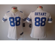 nike women nfl jerseys dallas cowboys #88 bryant white[nike limited]