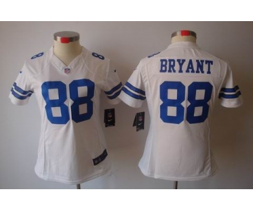 nike women nfl jerseys dallas cowboys #88 bryant white[nike limited]