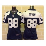 nike women nfl jerseys dallas cowboys #88 irvin blue[nike throwback][irvin]