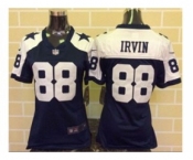 nike women nfl jerseys dallas cowboys #88 irvin blue[nike throwback][irvin]