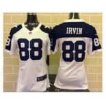 nike women nfl jerseys dallas cowboys #88 irvin white[nike throwback][irvin]