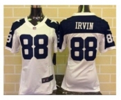 nike women nfl jerseys dallas cowboys #88 irvin white[nike throwback][irvin]