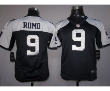 nike women nfl jerseys dallas cowboys #9 romo blue thankgivings[nike]