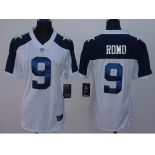 nike women nfl jerseys dallas cowboys #9 romo grey blue[nike limited thankgivings]