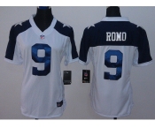 nike women nfl jerseys dallas cowboys #9 romo grey blue[nike limited thankgivings]