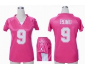 nike women nfl jerseys dallas cowboys #9 romo grey pink[draft him ii top]