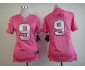 nike women nfl jerseys dallas cowboys #9 romo grey pink[nike love's]