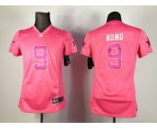 nike women nfl jerseys dallas cowboys #9 romo grey pink[nike]