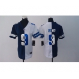 nike women nfl jerseys dallas cowboys #9 romo grey white-blue[nike split]