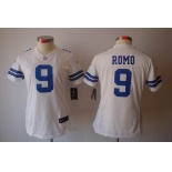 nike women nfl jerseys dallas cowboys #9 romo white[nike limited]