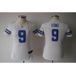 nike women nfl jerseys dallas cowboys #9 romo  white[nike]