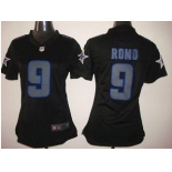 nike women nfl jerseys dallas cowboys #9 tony romo black[nike impact limited]