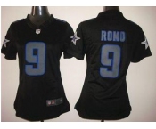 nike women nfl jerseys dallas cowboys #9 tony romo black[nike impact limited]