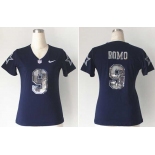 nike women nfl jerseys dallas cowboys #9 tony romo blue jerseys