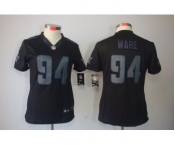 nike women nfl jerseys dallas cowboys #94 ware black[nike impact limited]