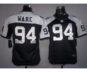 nike women nfl jerseys dallas cowboys #94 ware blue thankgivings[nike]