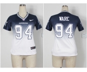 nike women nfl jerseys dallas cowboys #94 ware blue-white[nike drift fashion][second version]